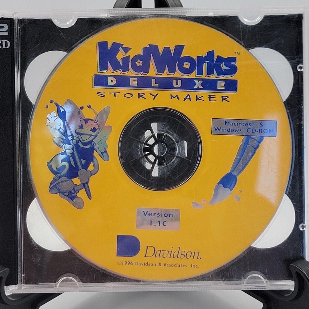 Davidson Kid Works Deluxe Story Maker McIntosh and Windows
